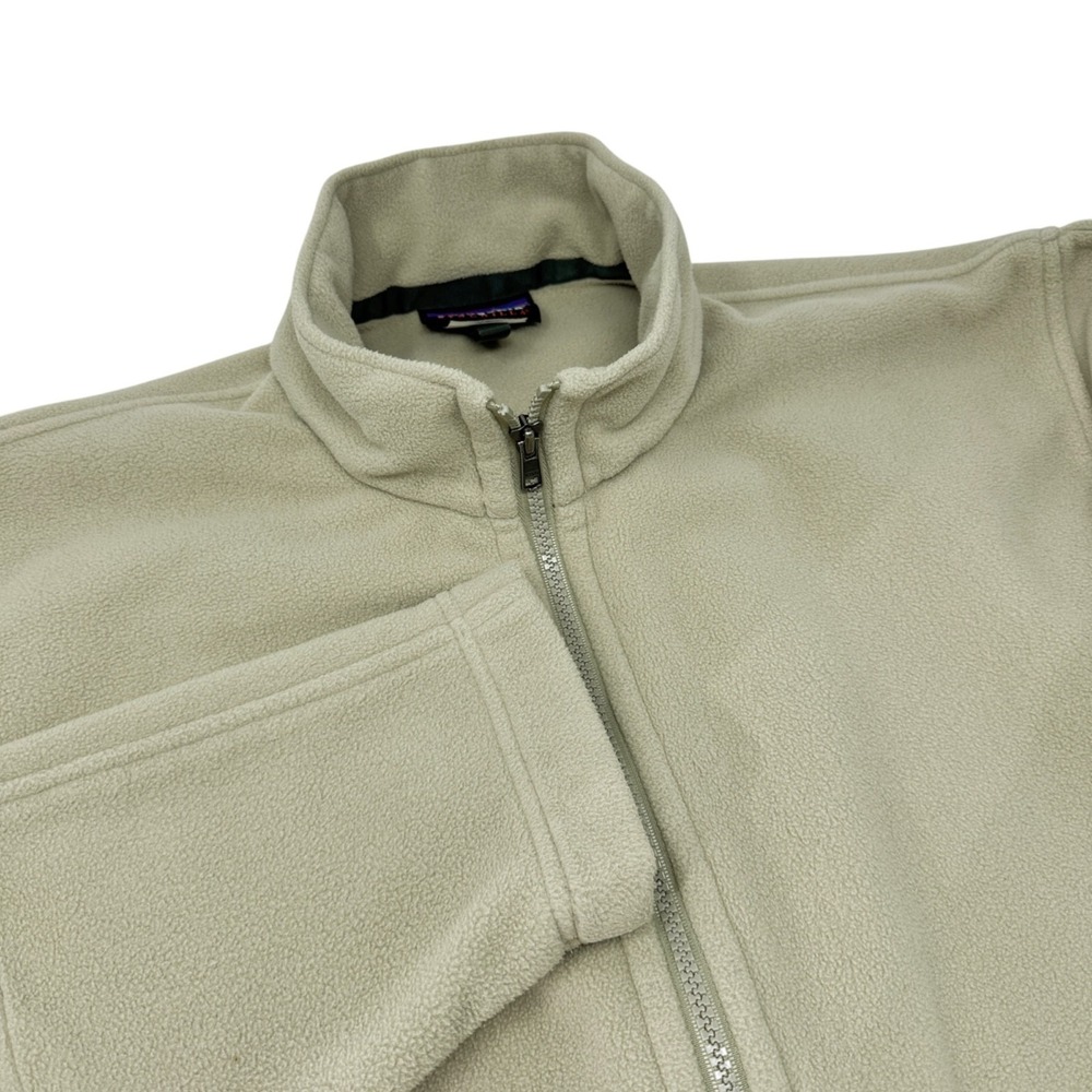 PATAGONIA Synchilla Micro Fleece Jacket Men's‎ Beige Size Medium 26510